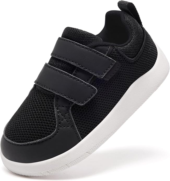 MORENDL Boys & Girls Walking Shoes 0-4 Years Baby Wide Toe Box Barefoot Shoes Toddler Sneakers