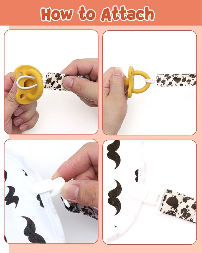babygoal Baby Pacifier Clips 8 Pack, Pacifier Holder Clips Fits for Most Pacifier and Binkies-Neutral Color 8PS46-B