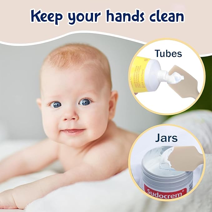 Baby Diaper Cream Spatula, Seeway 3 pack Baby Butt Paste Spatula, Diaper Cream Applicator for Newborn Babies-Baby Necessities - Suitable for Aquaphor, Desitin