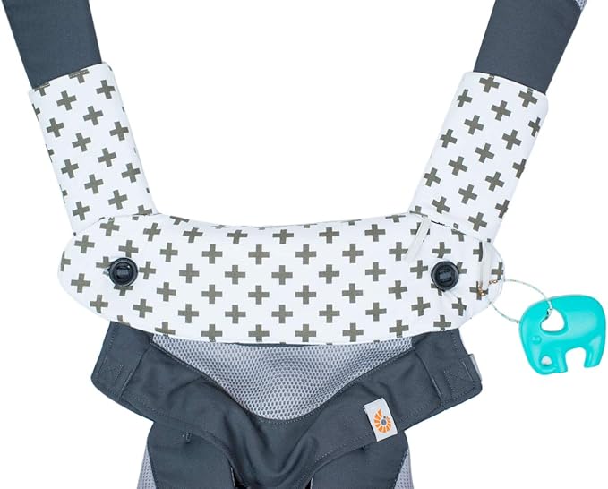 Mila Millie Premium Drool and Teething Reversible Cotton Pad - Fits Ergobaby Four Position 360 and Most Baby Carrier