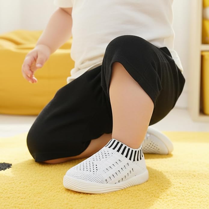 MORENDL Baby Toddler Walking Socks Non-Slip Breathable Unisex Casual Sneakers