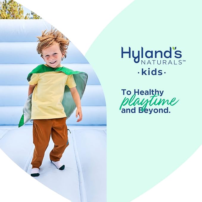 Hyland's Kids Cold and Cough, Daytime Grape Flavor Cough Syrup Medicine for Kids Ages 2 and up, Decongestant, Sore Throat Relief, Natural Treatment for Common Cold Symptoms, 4 Fl Oz (Pack of 2)