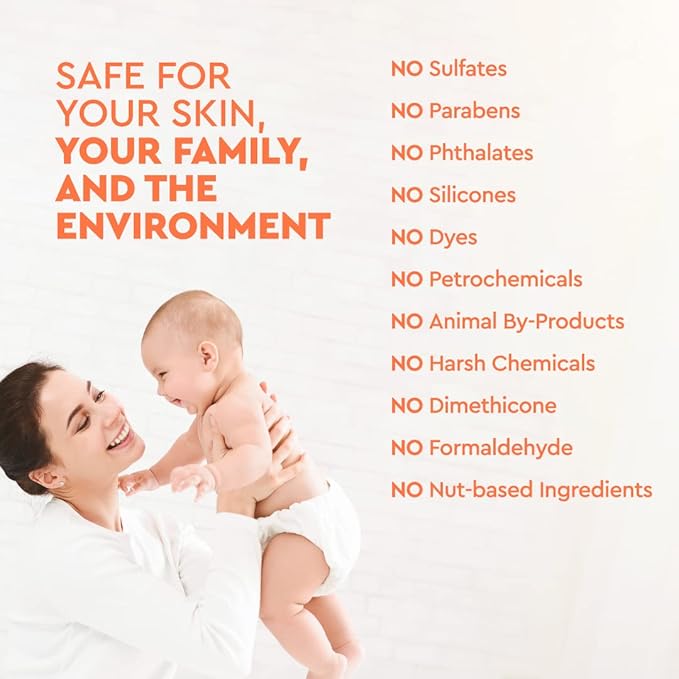 Puracy Organic Baby Lotion, Organic Eczema Moisturizer for Infants and Newborns, Natural Kids Body Lotion for Sensitive Skin, Gentle Calming Lavender & Grapefruit Essential Oils, 8 Ounce