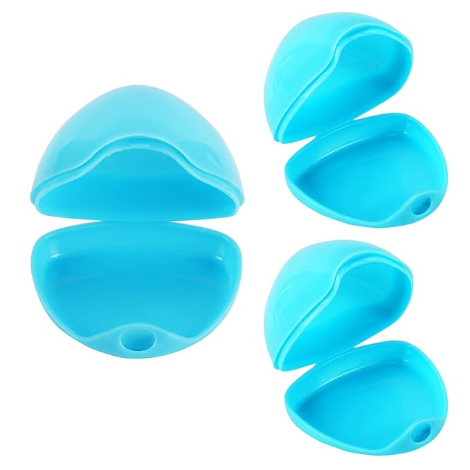 Accmor Pacifier Case, Pacifier Holder Case, Pacifier Container for Travel, BPA Free, Blue, 3 Pack