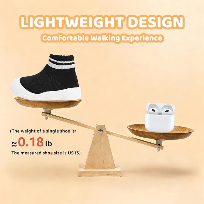 STQ Baby Socks Shoes Toddler Wide Toe Box Non-Slip Slippers Infant Walking Shoe Soft Baby Boys Girls Lightweight Sneakers