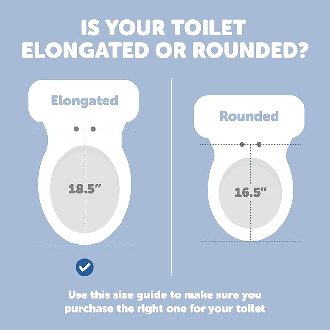 Quick Flip Toilet Seat with Built-in Potty & Splash Guard for Toddler Training, Slow Close - Jool Baby (Elongated)