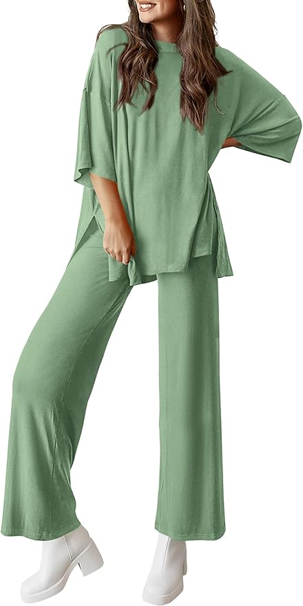 PRETTYGARDEN Two Piece Sets for Women Summer Fashion Lounge Matching Set 2026 Spring Travel Vacation Airport Outfits Clothing