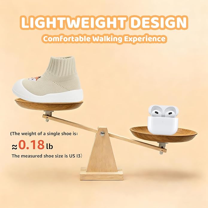 STQ Baby Socks Shoes Toddler Wide Toe Box Non-Slip Slippers Infant Walking Shoe Soft Baby Boys Girls Lightweight Sneakers