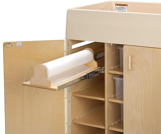 Jonti-Craft 5148JC Diaper Changer with Stairs, Right