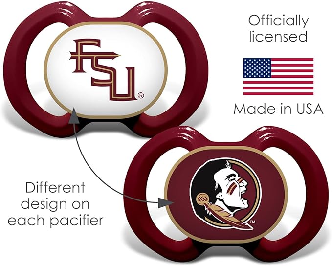 Baby Fanatic NCAA Baby Pacifiers