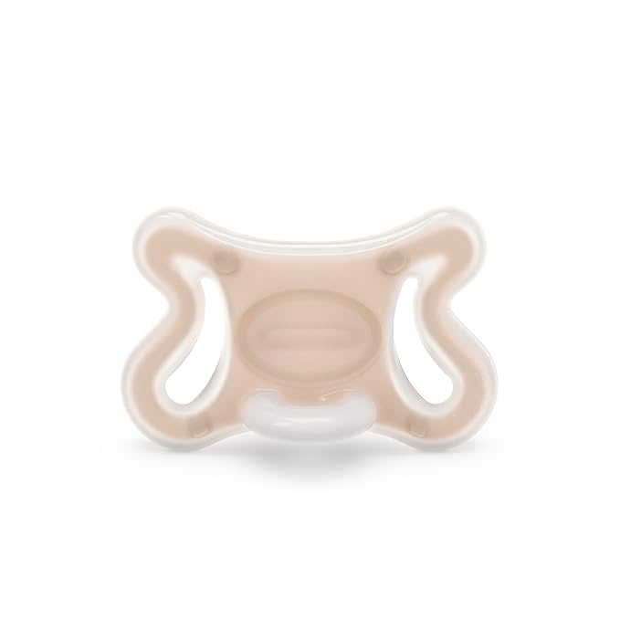 Suavinex Zero Zero Silicone Baby Pacifier w/SX Pro Physiological Pacifier Nipple (0-6M), Light