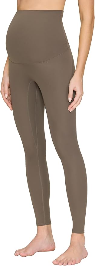 Maternity Leggings Over The Belly - Pregnancy Yoga Pants Soft Workout Leggings