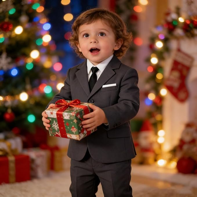 Baby Suit for Toddler Boys Infant Formal Suits Baby Boy Ring Bearer Wedding Outfit