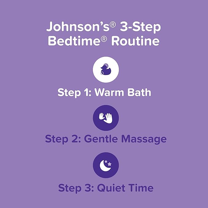 Johnson's Tear-Free Bedtime Baby Moisture Wash with Soothing NaturalCalm Aromas, 27.1 fl. oz (Pack of 2)