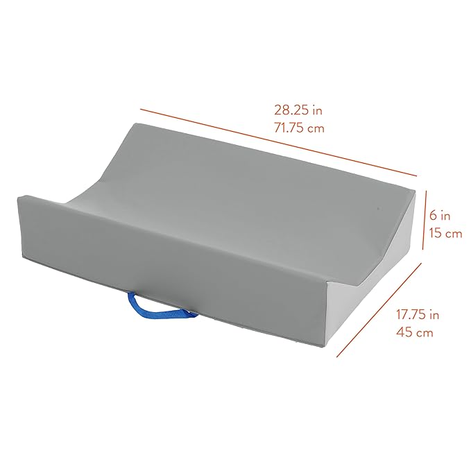 Contoured Portable Baby Changing Pad, Newborn Essentials, Grey/Light Grey