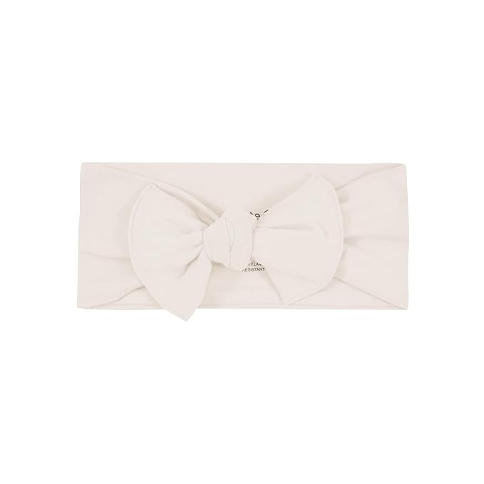 KYTE BABY Rayon Made from Bamboo Bow, (0-3 Months, Oat)