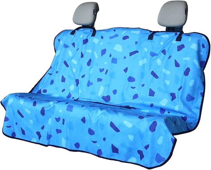 Back Seat Cover Protector for Dogs and Kids, Universal Waterproof Towel Rear Bench Seat Cover for Car, Truck, Van & SUV, Machine-Washable Backseat Car Covers (1pcs Rear Seat)