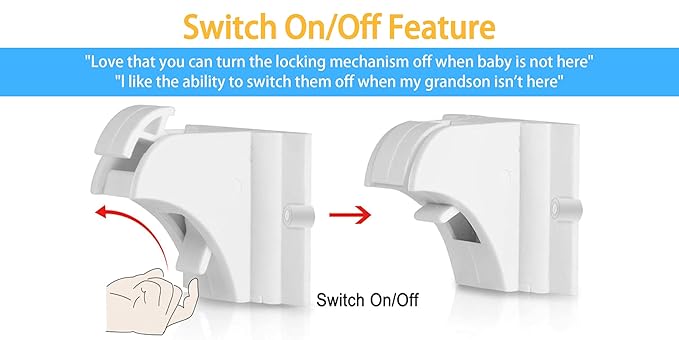 Vmaisi Magnetic Cabinet Locks for Babies (Standard, Count, 48.00)