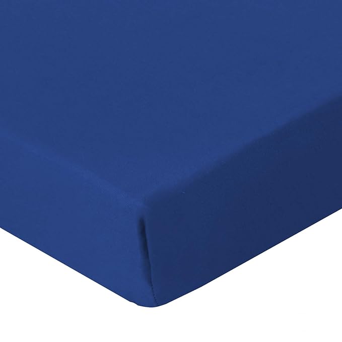 Biloban Crib Sheets Fitted for Boys, 4 Pack Crib Sheet Fits for Standard Crib Mattress, Neutral Toddler Bed Sheets Girl, Grey & Navy, 52”X 28”