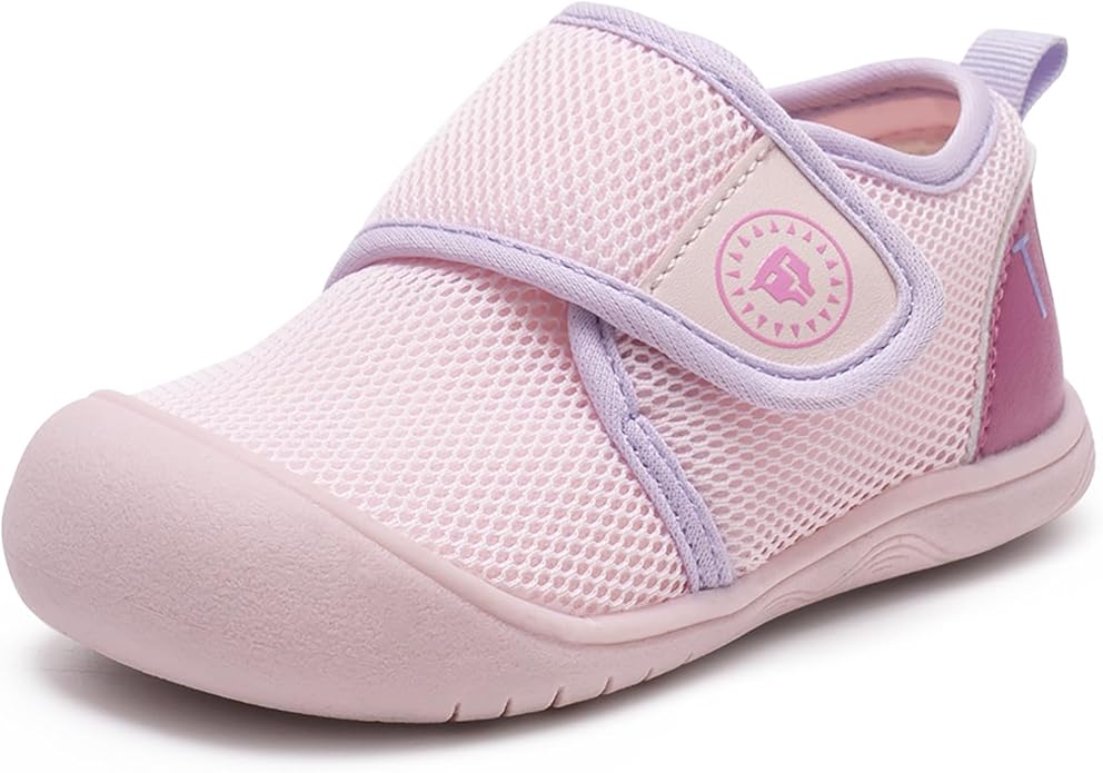 Toddler Shoes Boys Girls Non-Slip Infant Sneaker Rubber Sole Baby Crib First Walker Shoes
