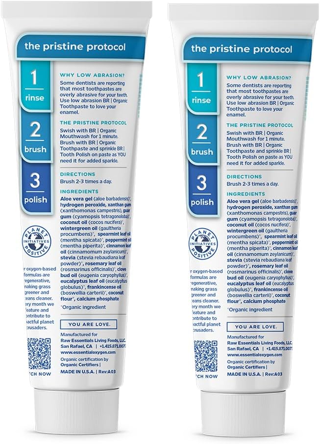 BR Organic Low Abrasion Toothpaste Wintergreen