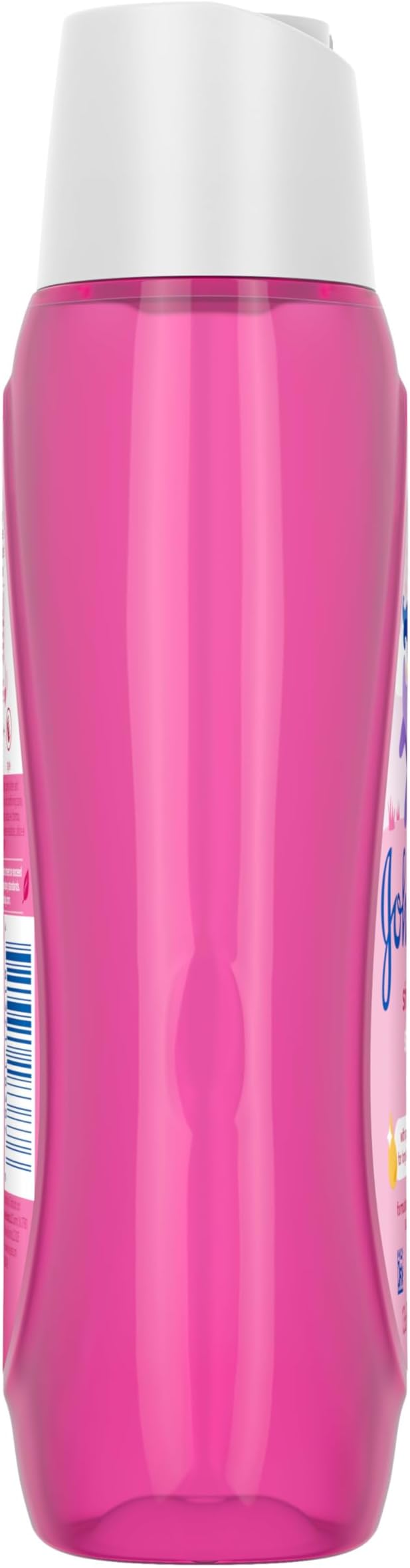 Johnson's Shiny & Soft Kids' Shampoo with Argan Oil & Silk Proteins, Daily Kids’ Hair Wash Gently Cleanses & Boosts Natural Shine & Softness, No Added Parabens & Sulfates, 13.6 fl. oz