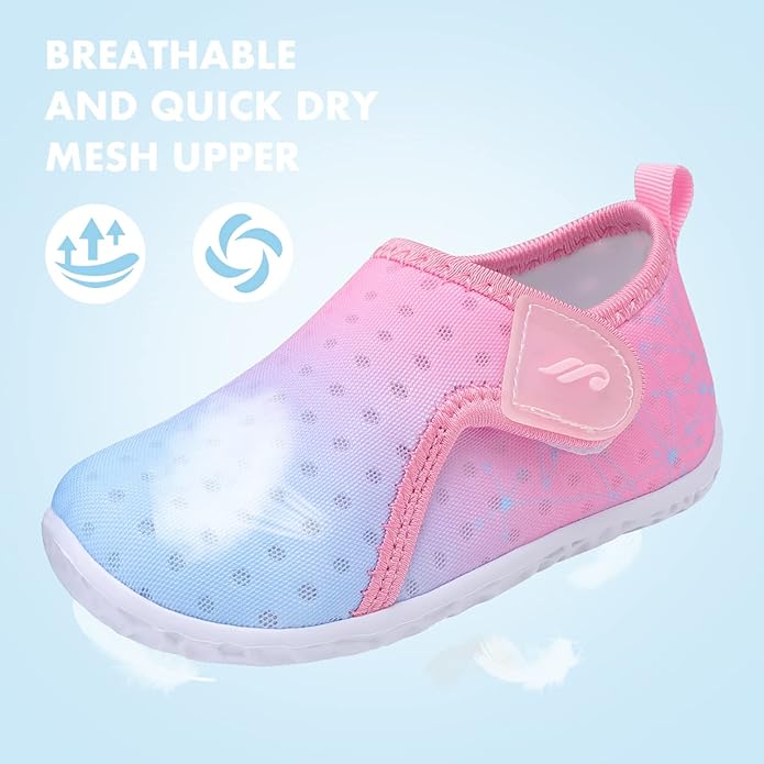 JIASUQI Baby Boys Girls Barefoot Swim Pool Water Shoes Beach Walking Sandals Athletic Sneakers