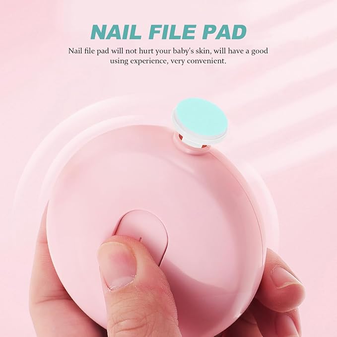 Didiseaon Baby Nail File Pads, 12pcs Nail Trimmer Replacement Pads Electric Grinding Heads Polish Disc for Infants Over 12 Months Green