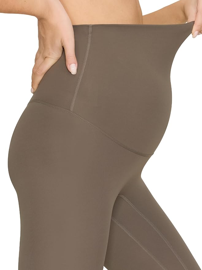 Maternity Leggings Over The Belly - Pregnancy Yoga Pants Soft Workout Leggings