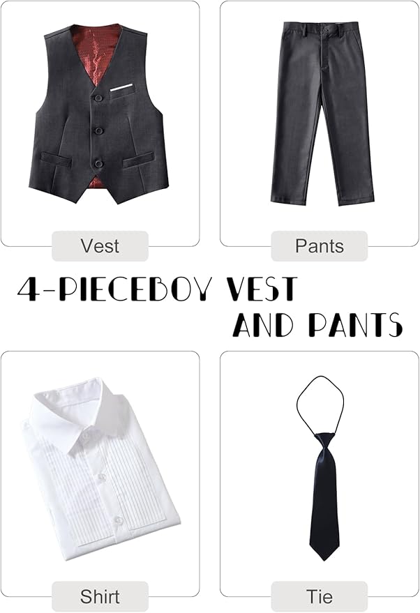 Baby Suit for Toddler Boys Infant Formal Suits Baby Boy Ring Bearer Wedding Outfit