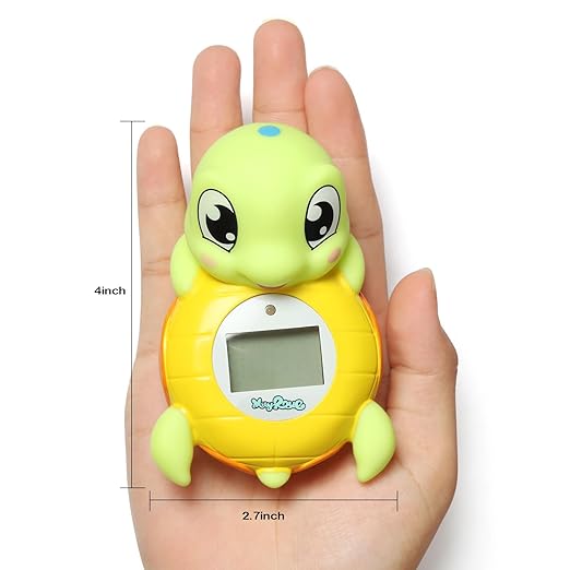 Backstroke Sea Turtle Baby Bath Thermometer,The Infant Baby Bath Floating Toy Safety Temperature Water Thermometer, BPA Free, New Baby Essentials
