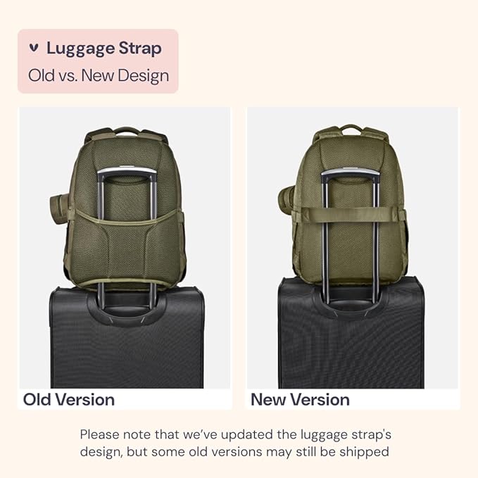 BabbleRoo Diaper Bag Backpack - Travel Large Baby Diaper Bag with Changing pad, Waterproof Baby Bags for Mom & Dad, Unisex Bags with Pacifier Case, Luggage Strap & Stroller Clips– Army Green | with Changing Pad, Pacifier Case, Stroller Straps, Multifun...
