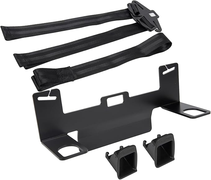 ISOFIX Universal Car Seat Mount Bracket, Child Safety Car Seat Latch Anchor Kit, Steel Seat Latch Interface Bracket for SUVs, MPVs, and Off-Road Vehicles, 330*145*104/110mm