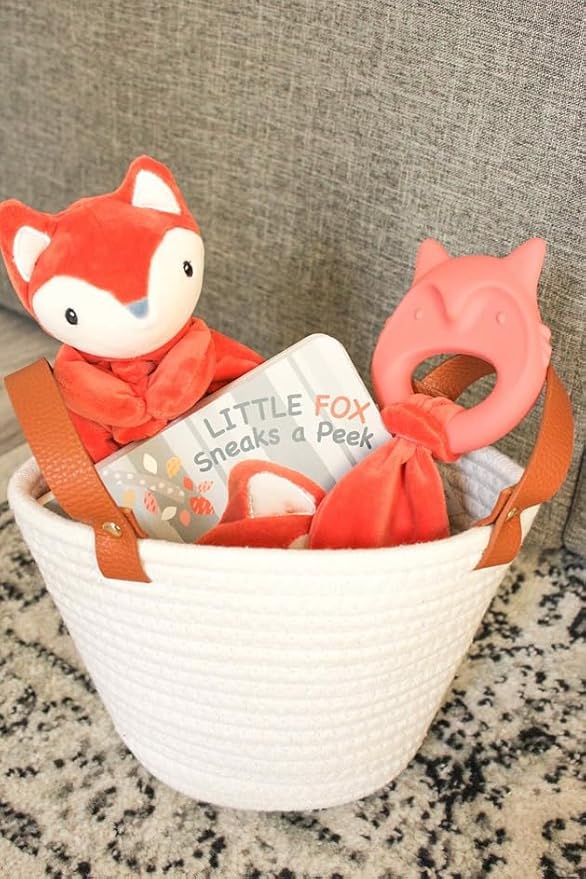 Mary Meyer Teething Toys Leika Silicone Baby Teether for Babies 0-12 Months, 9-Inches, Little Fox
