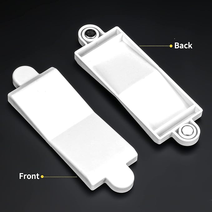 Magnetic Light Switch Guard Cover- PSZEZNZ Light Switch Outlet Covers for Flat Modern Wall Switches-Child Safety Protection(White,4 Piece)