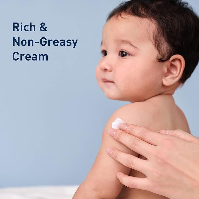 CeraVe Baby Cream, Gentle Moisturizing Cream with Hyaluronic Acid, Paraben, Phthalate, & Fragrance Free, 5 Ounce