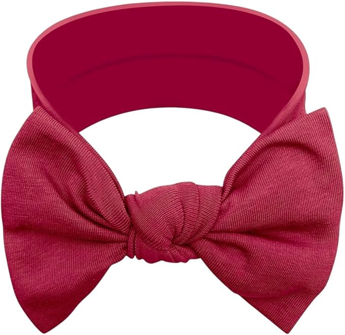 Baby Girl Headbands-Infant,Toddler Cotton Handmade Hairbands with Bows Child Hair Accessories