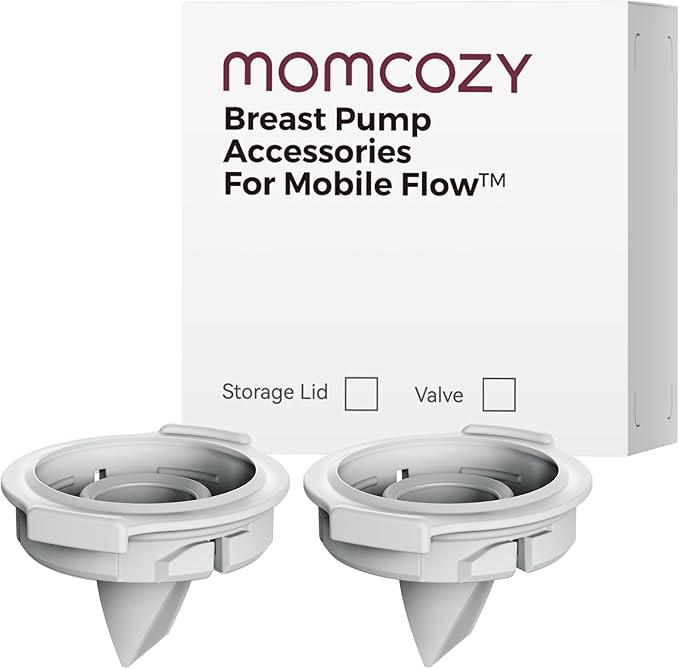 Momcozy Original Replacement Accessories for Upgraded Mobile Flow | Upgraded M9,Original Upgraded M9 Breastfeeding Parts,Valve，2 Pack