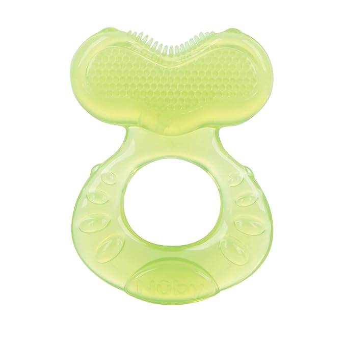 Nuby Three Step Teether Set | 3 Pack | 3m+ | Soft and Hard Teething Surfaces