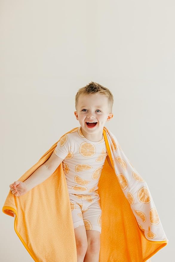 Copper Pearl Three-Layer Baby Blanket: Soft Quilt for Boys and Girls | Breathable, Cozy Toddler Blanket | 46x46 Premium Polyester/Rayon | Cutie