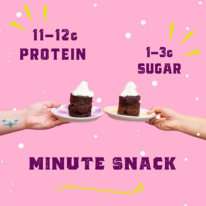 Sweet Logic Keto Dessert Mug Cake Mixes - Apple Cinnamon Muffin - Low Sugar Gluten-Free - Low Carb - Diabetic-Friendly Sweets - Natural Ingredients - High Protein - Delicious Keto Treats (4 Pack)
