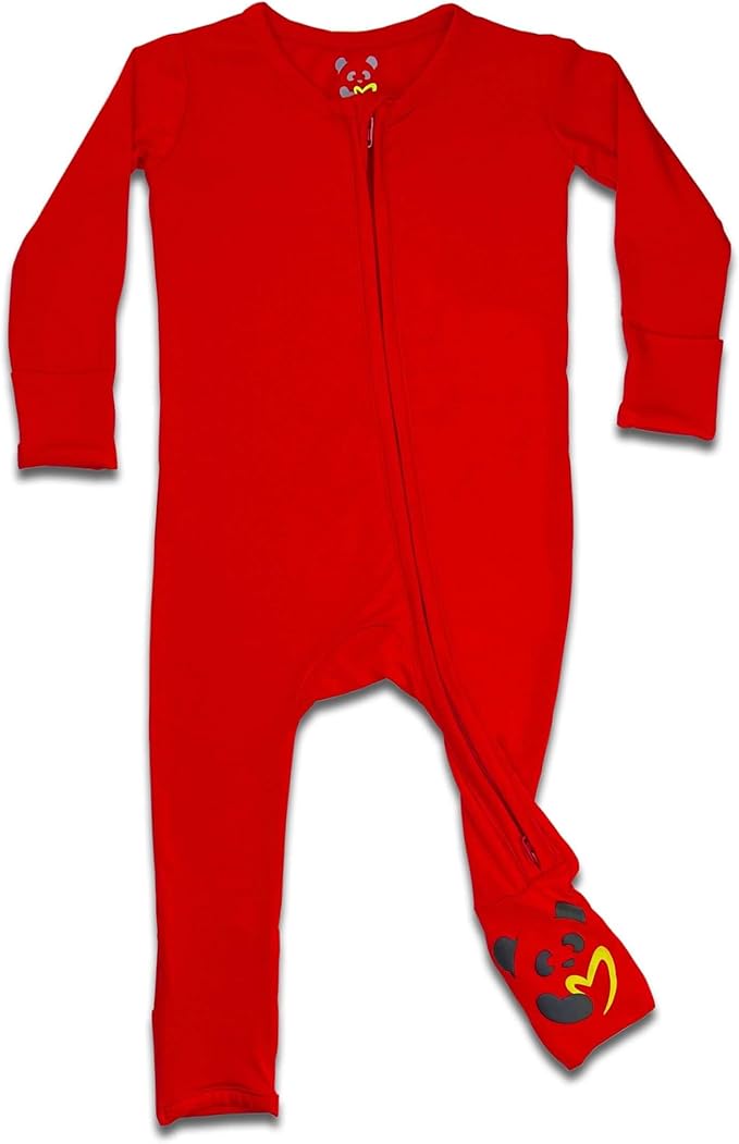 Bellabu Bear Convertible Footies for Baby Boys & Baby Girls, Family Matching Pajamas, Rayon from Bamboo