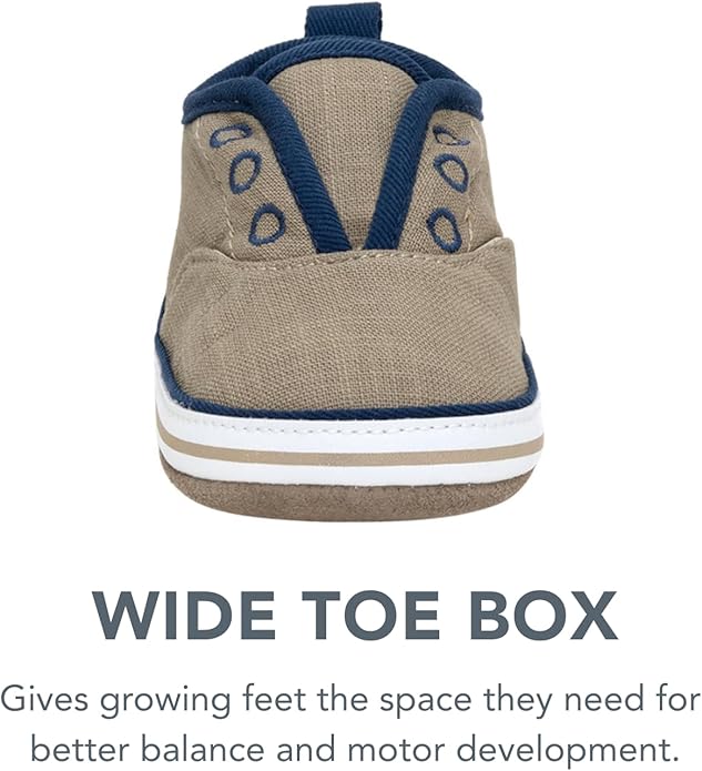 Robeez Baby Boys and Unisex First Kicks Slip Resistant Shoes & Sneakers for Infant and Toddler