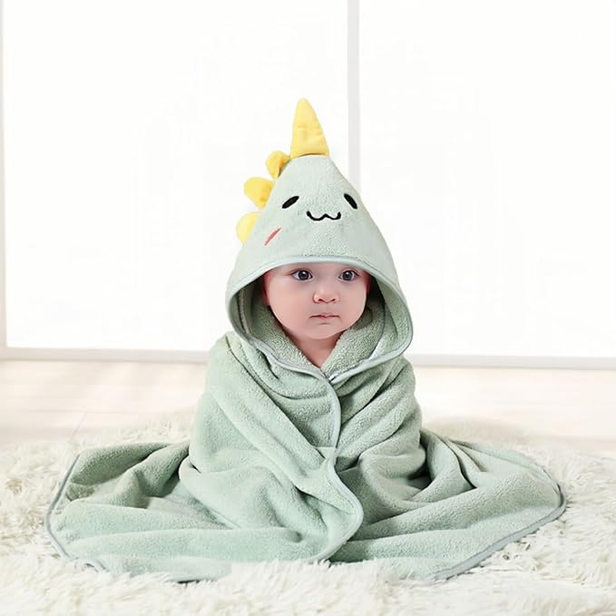 2Pcs Baby Hooded Towel,31 * 31 in Toddler Bath Towels for Newborn Babies,Toallas de Baño para Bebe,Organic Infant Kids Boy Essentials 1-3