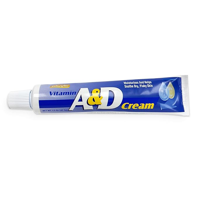 Natureplex A&D Cream 1.5 oz - For Diaper Rash and Skin Irritation, Healing Cream for Dry and Cracking Skin, Formulated With Vitamin A and D - Made in USA
