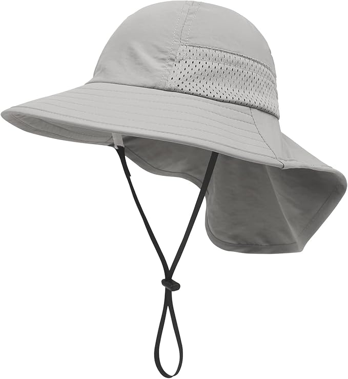 Baby Sun Hat UPF 50+ Toddler Wide Brim Beach Hats for Boys Girls 0-6 Years