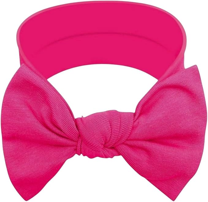 Baby Girl Headbands-Infant,Toddler Cotton Handmade Hairbands with Bows Child Hair Accessories