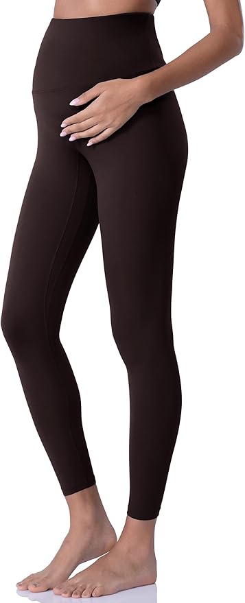 POSHDIVAH Women's Maternity Leggings Over The Belly Pregnancy Yoga Pants Active Wear Workout Leggings