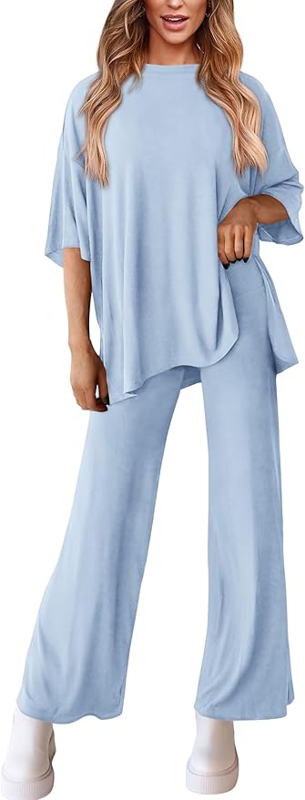 PRETTYGARDEN Two Piece Sets for Women Summer Fashion Lounge Matching Set 2026 Spring Travel Vacation Airport Outfits Clothing