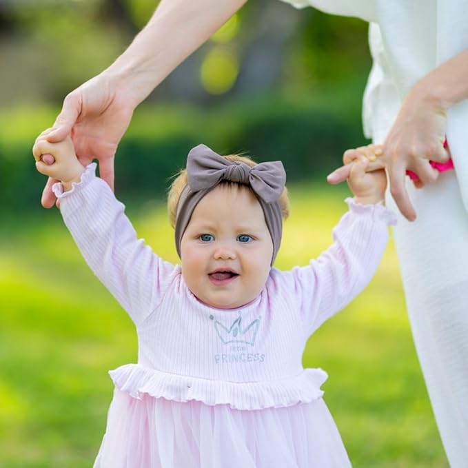 Baby Girl Headbands-Infant,Toddler Cotton Handmade Hairbands with Bows Child Hair Accessories